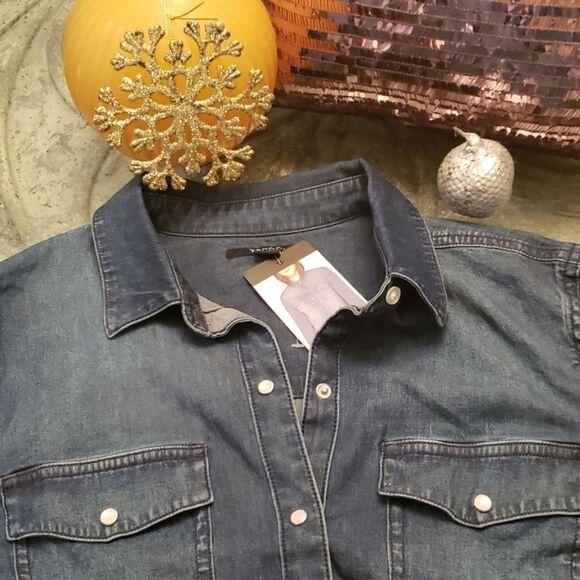 ♥️💥tahari Jeans Shirt - Picture 2 of 3